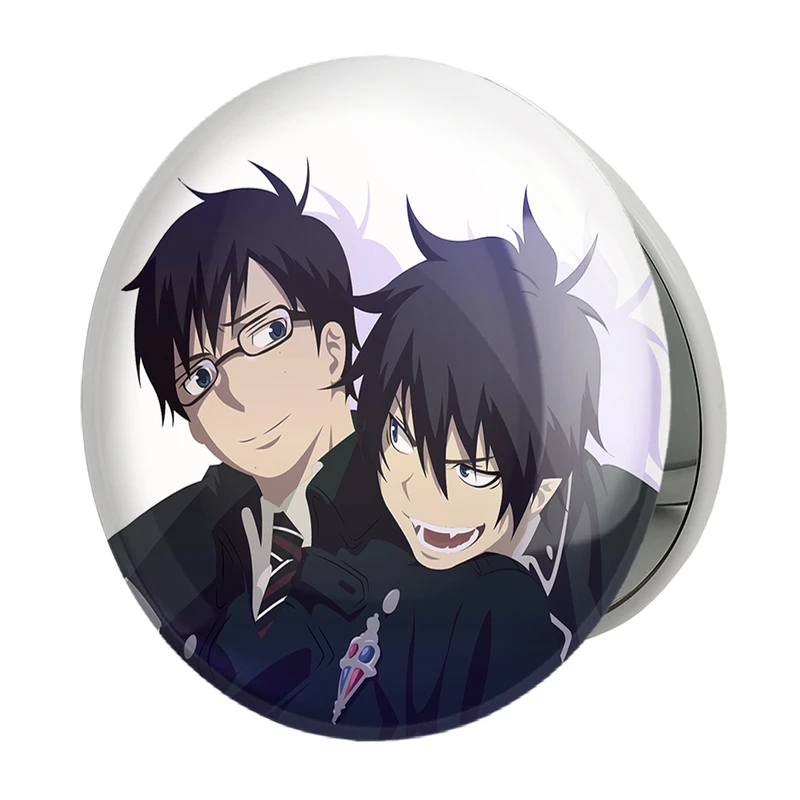 آینه جیبی خندالو طرح رین و یوکیو انیمه جنگیر آبی مدل تاشو کد 16351 