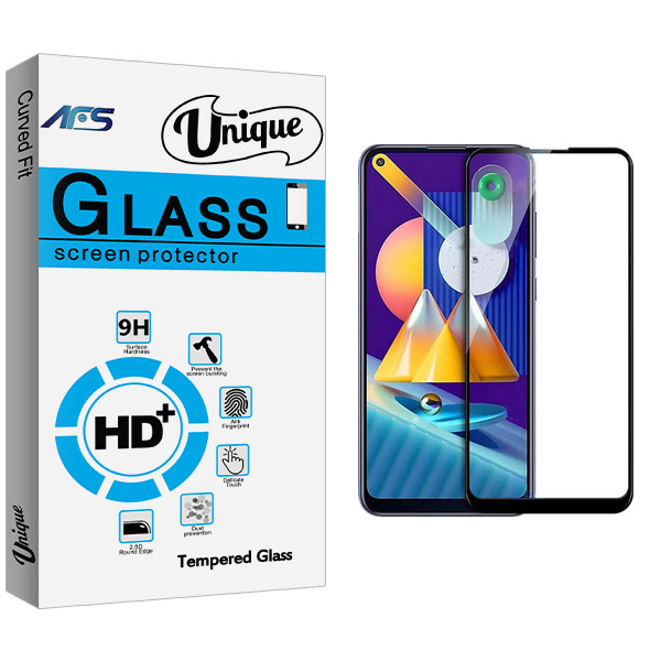 محافظ صفحه نمایش سرامیکی مات ای اف اس مدل Unique Glass مناسب برای گوشی موبایل سامسونگ Galaxy M11