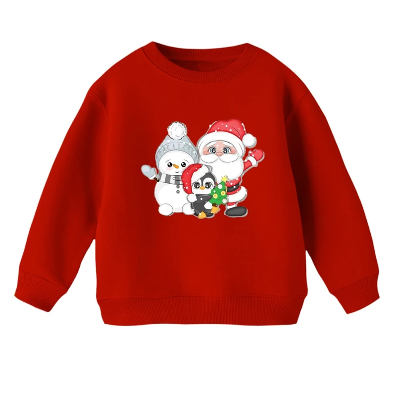 سویشرت بچگانه مدل پنگوئن کریسمس کد 4