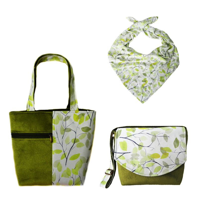 ست کیف و روسری زنانه مدل 589