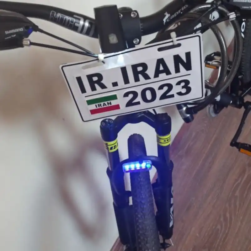 پلاک تزئینی دوچرخه طرح IRAN