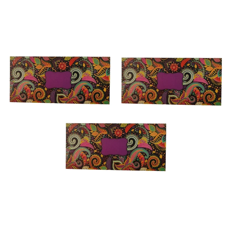 پاکت پول مدل گل گلی 02 کد 007 بسته 3 عددی