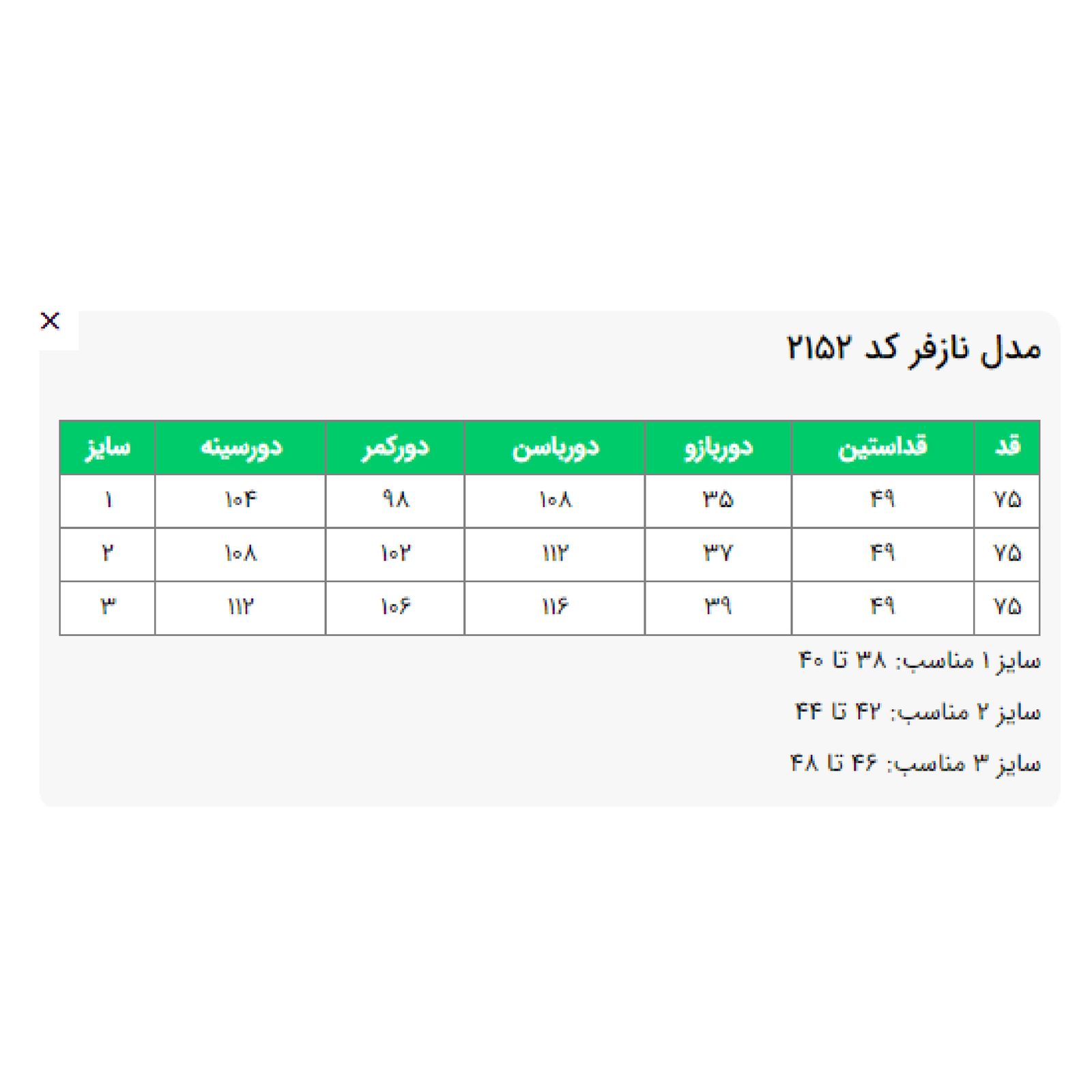 مانتو کتی زنانه السانا مدل نازفر کد 215207 -  - 19