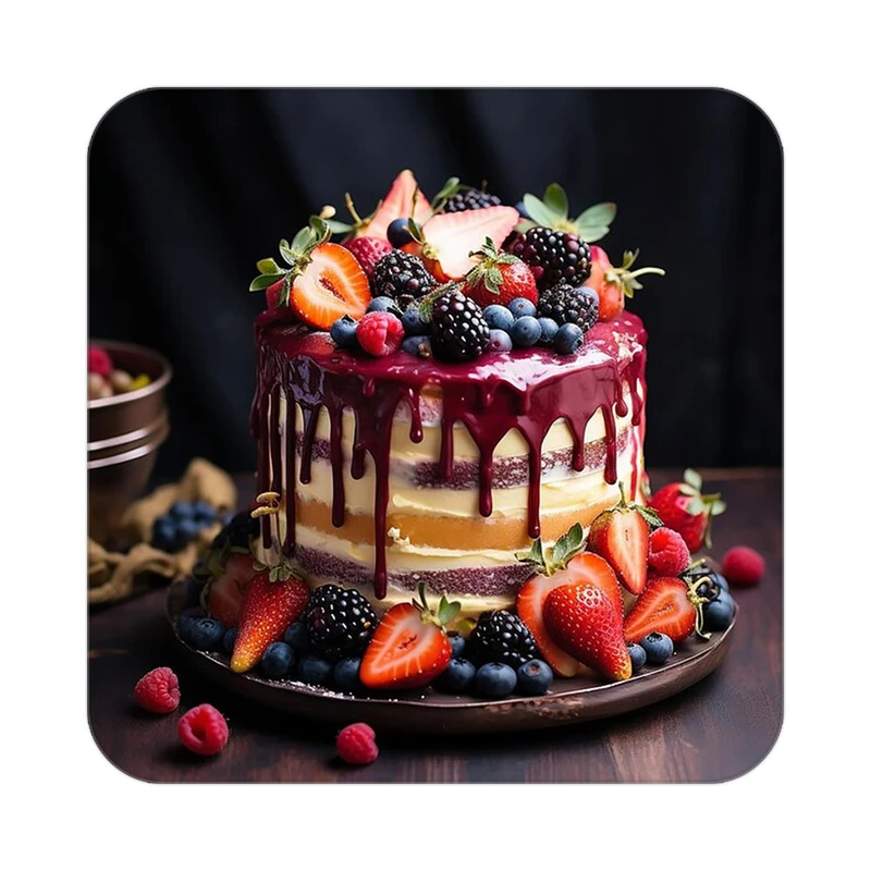 زیر لیوانی کاکتی طرح میوه مدل mp20489