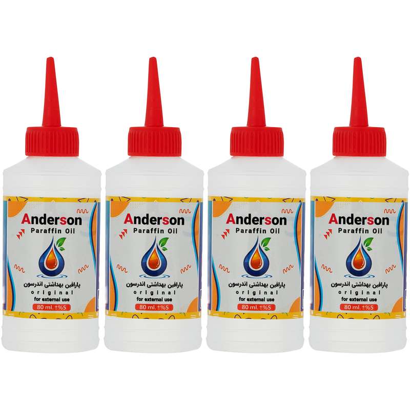 پارافین مایع اندرسون مدل B100 حجم 80 میلی لیتر بسته 4 عددی