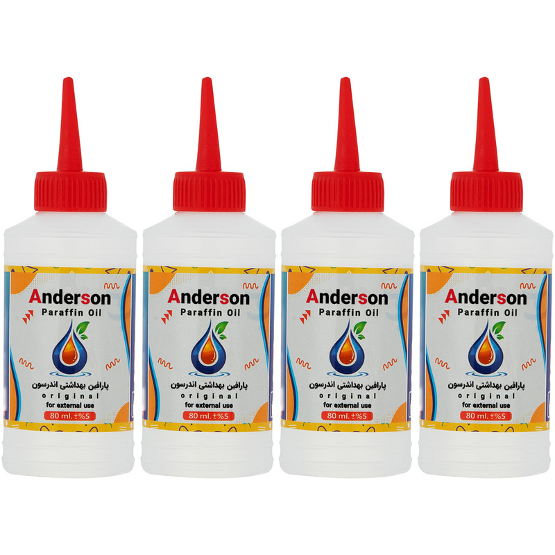 پارافین مایع اندرسون مدل B100 حجم 80 میلی لیتر بسته 4 عددی