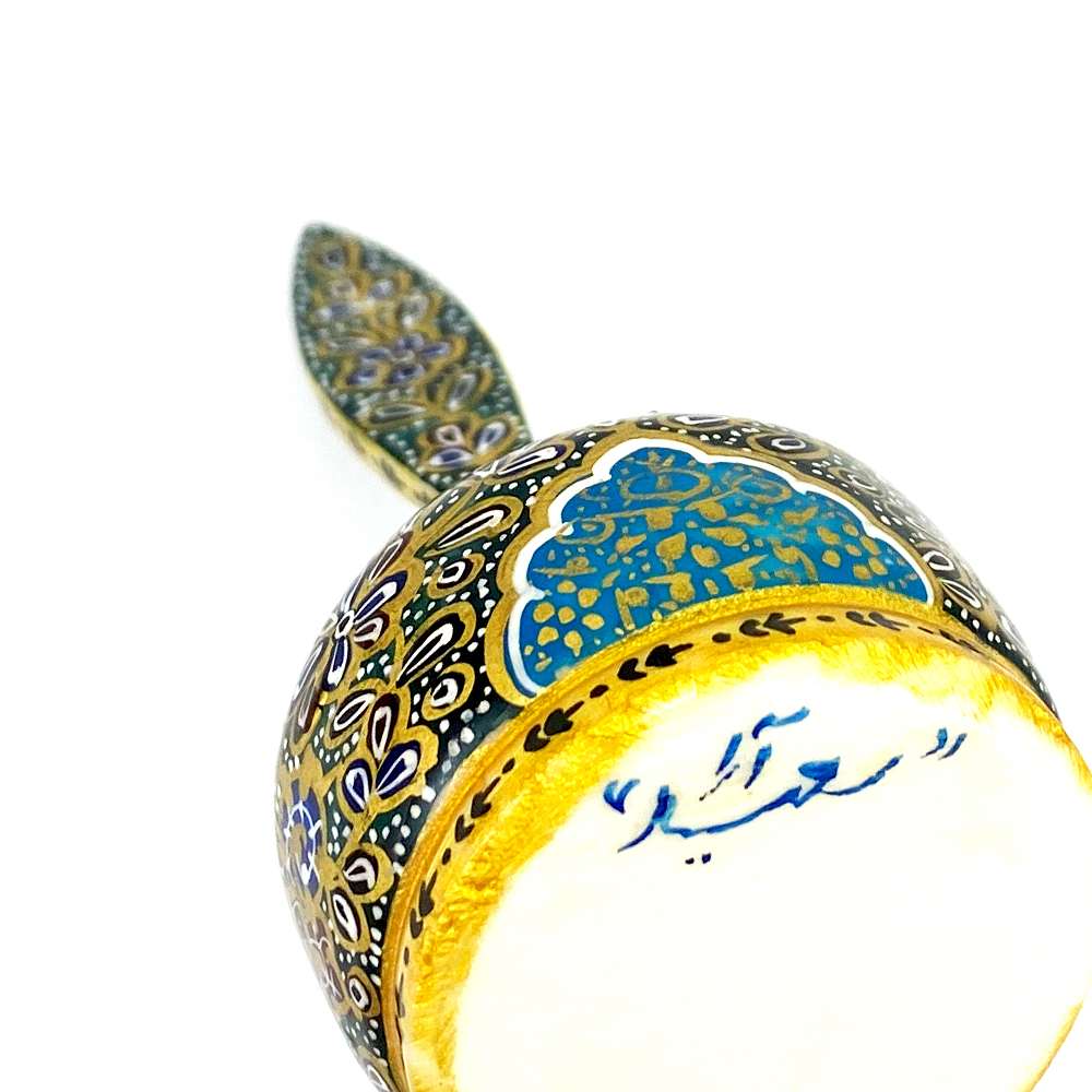  سرمه دان استخوانی سعید آرا طرح تذهیب مدل بچکول کد 47