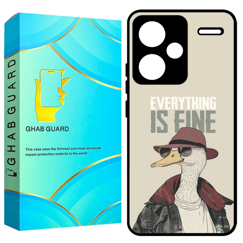 کاور قاب گارد طرح اردک مدل GCHPN13PL مناسب برای گوشی موبایل شیائومی Redmi Note 13 Pro Plus
