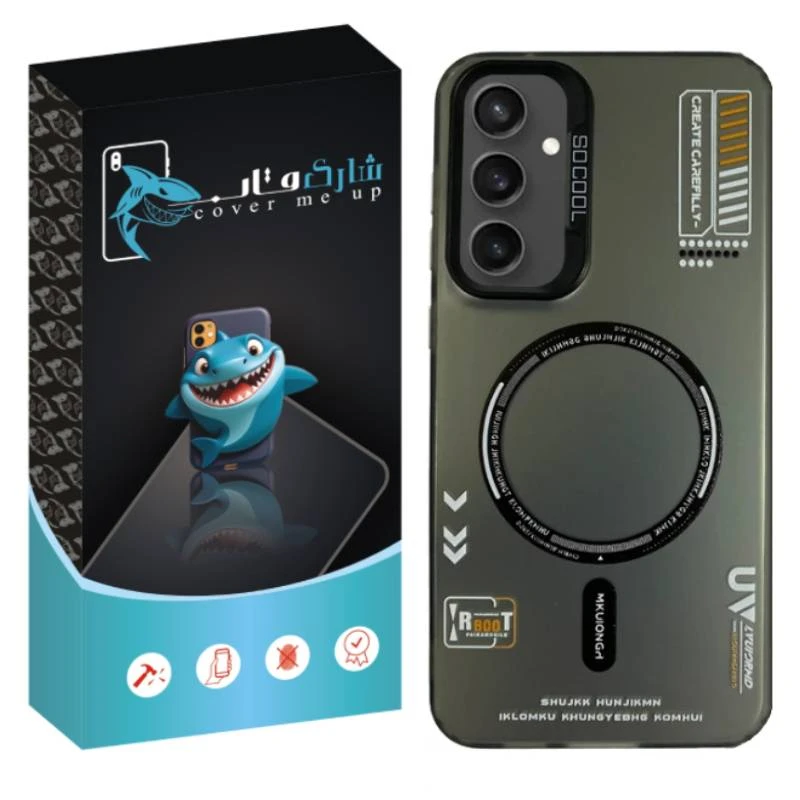 کاور شارک قاب مدل SO COOL طرح UV مناسب برای گوشی موبایل سامسونگ Galaxy S24 FE