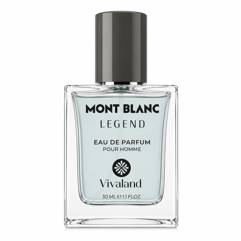 عطر جیبی مردانه ویوالند مدل Mont Blanc Legend با رایحه خنک حجم 30 میلی‌لیتر