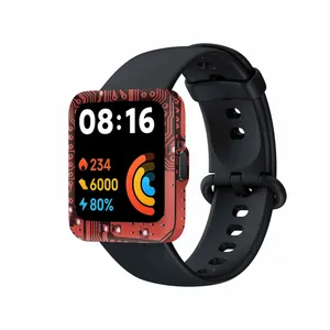 برچسب ماهوت طرح Red_Printed_Circuit_Board مناسب برای ساعت هوشمند شیائومی Redmi Watch 2 Lite