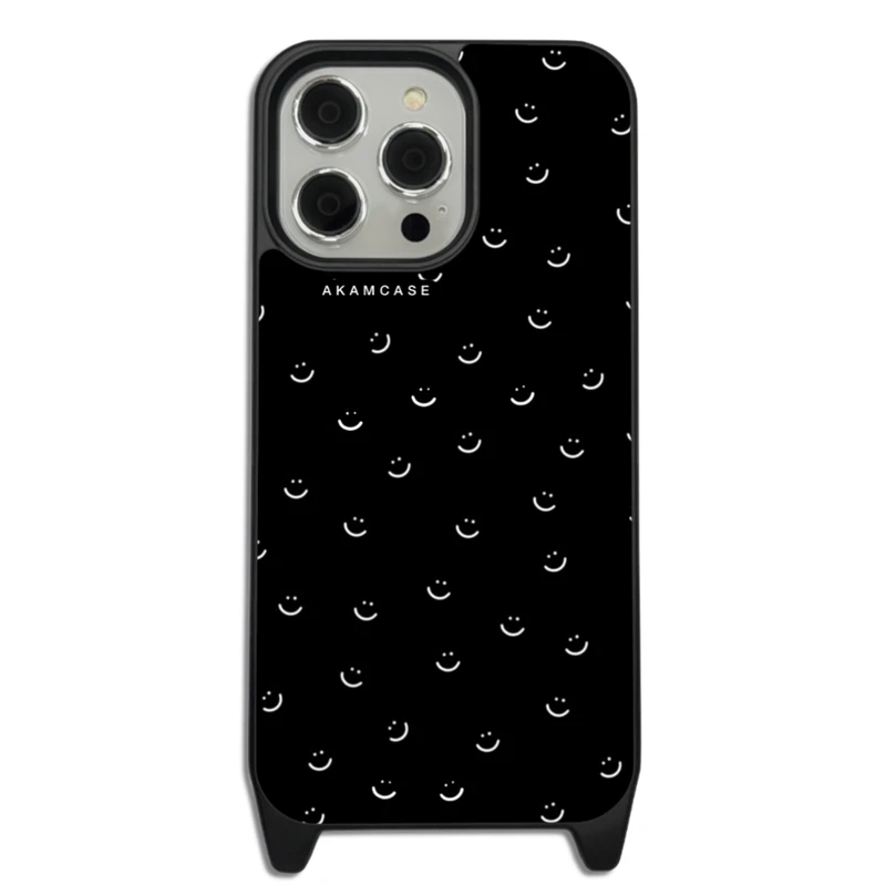 کاور آکام مدل AMCWLA15PROMAX-HAPPY FACE6 مناسب برای گوشی موبایل اپل iPhone 15 Pro Max