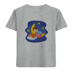 تی شرت آستین کوتاه بچگانه مدل ماه وستاره  D3