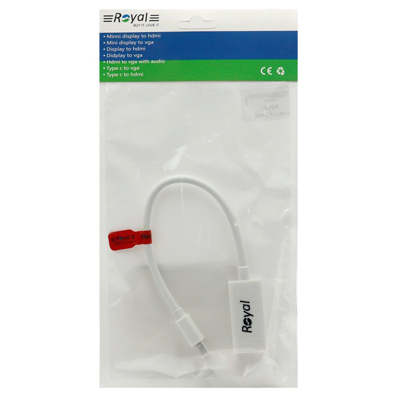 مبدل Mini Display به HDMI رویال مدل 1008890 2