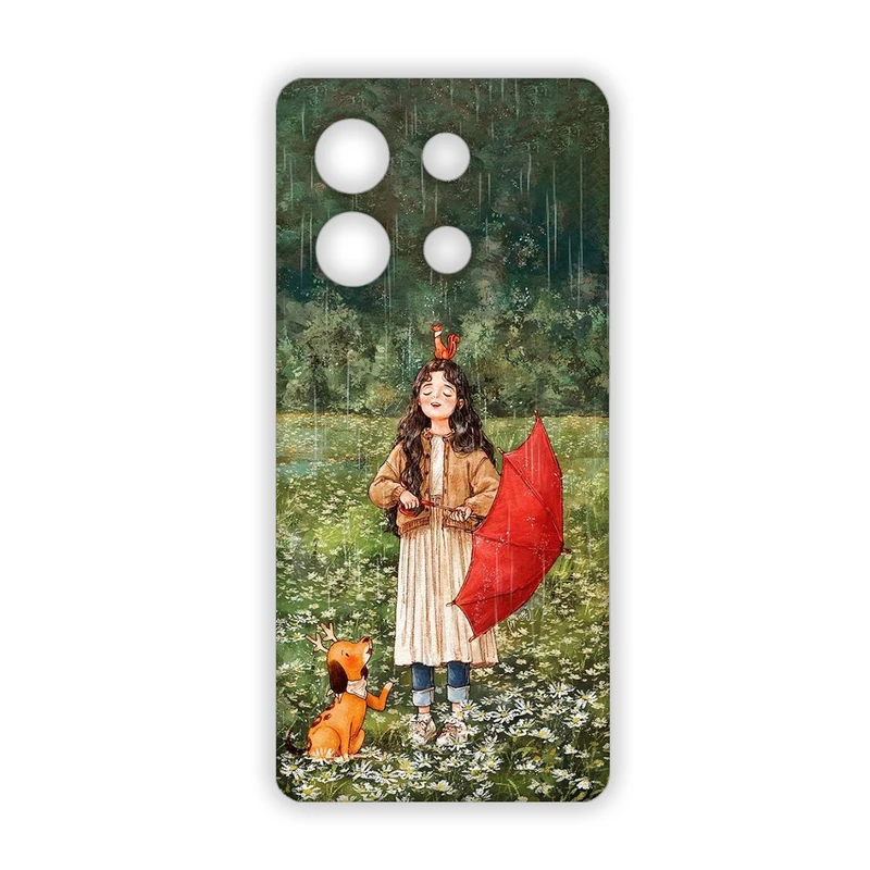 کاور مدل دخترانه کد 196 مناسب برای گوشی موبایل شیائومی Redmi Note 13 Pro (4G) / Poco M6 Pro (4G)
