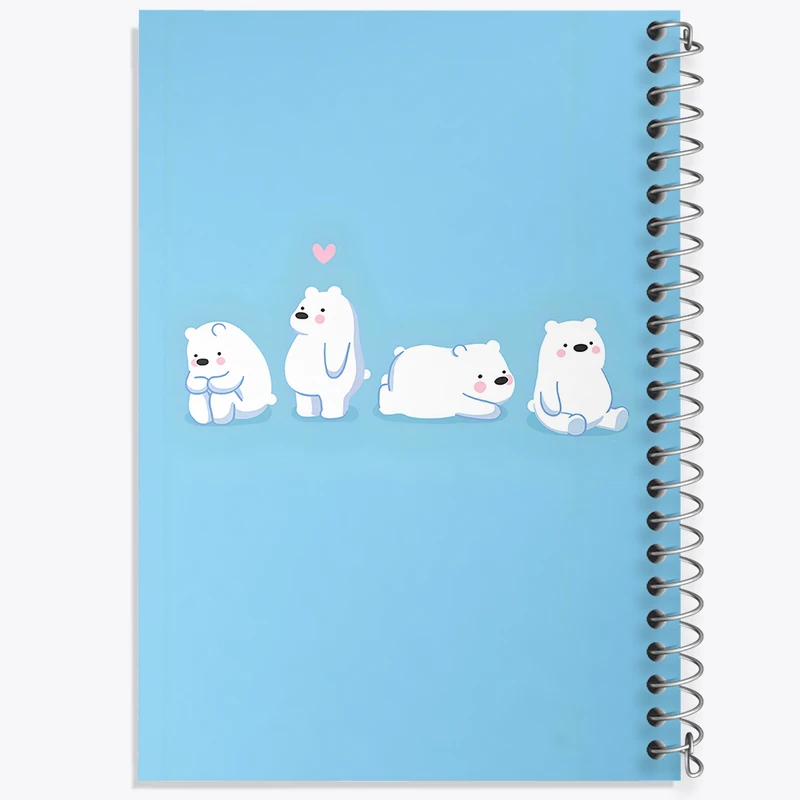 دفتر لیست خرید 50 برگ خندالو طرح خرس بامزه کد N2749