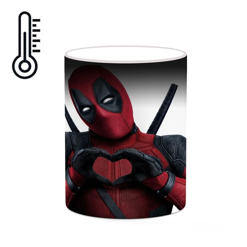 ماگ حرارتی کاکتی مدل ددپول Deadpool کد mgh38401