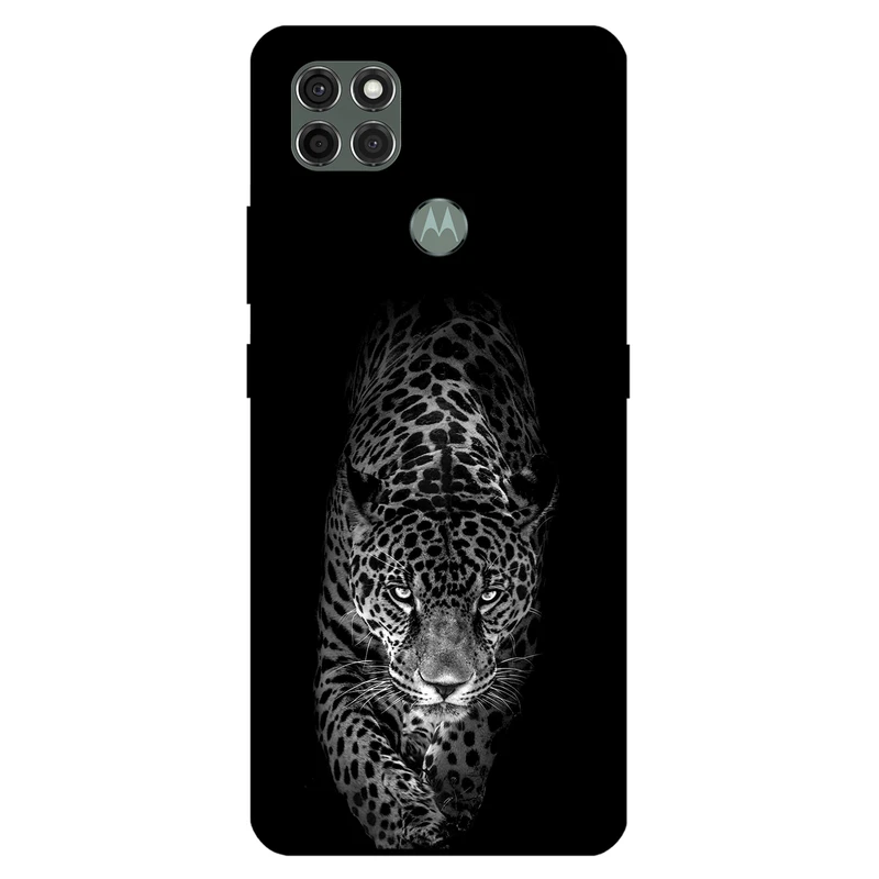 کاور مگافون طرح پلنگ مدل 1879 مناسب برای گوشی موبایل موتورولا Moto G9 Power
