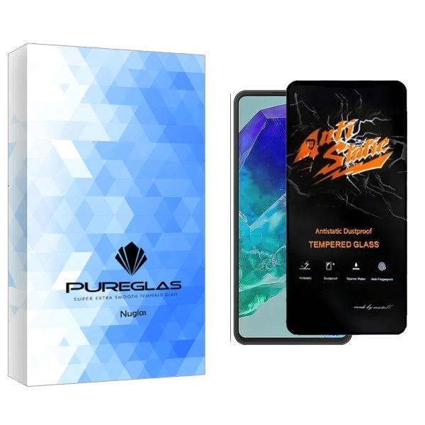محافظ صفحه نمایش پیور گلس مدل NueGlas Antistatic مناسب برای گوشی موبایل سامسونگ Galaxy M55