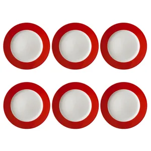 پیش دستی چینی زرین ایران مدل ایتالیا 22 درجه یک بسته شش عددی