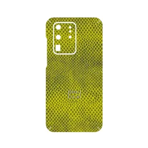 MAHOOT Yellow Snake Skin Cover Sticker for Samsung Galaxy S20 Ultra