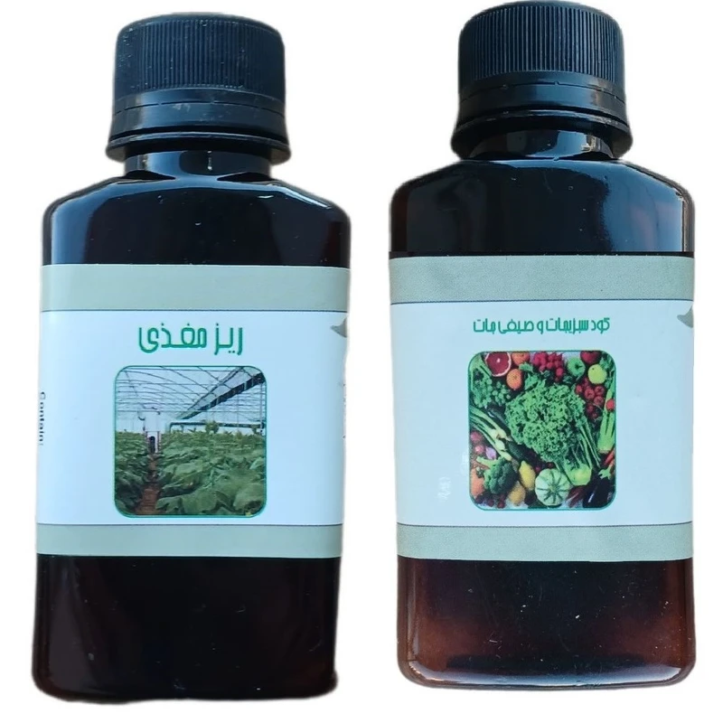 کود مایع سبزیجات و صیفی جات و ریز مغذی مدل life drop حجم 110 میلی لیتر بسته 2 عددی