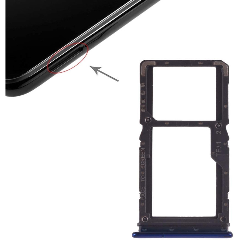 خشاب سیم کارت مدل RN7-blu مناسب برای گوشی موبایل شیائومی Redmi Note 7 pro