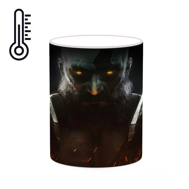 ماگ حرارتی کاکتی طرح گاد آف وار God Of War مدل mgh40706