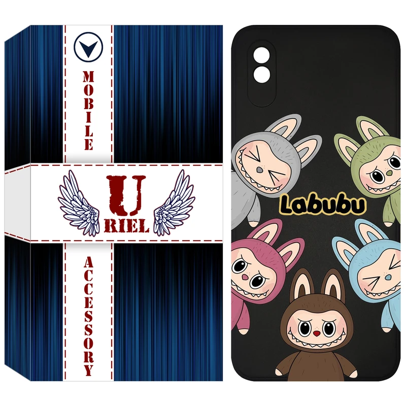 کاور یوریل قاب مدل KSH کد 102 طرح عروسک لبوبو مناسب برای گوشی موبایل شیائومی Redmi 9A / 9AT