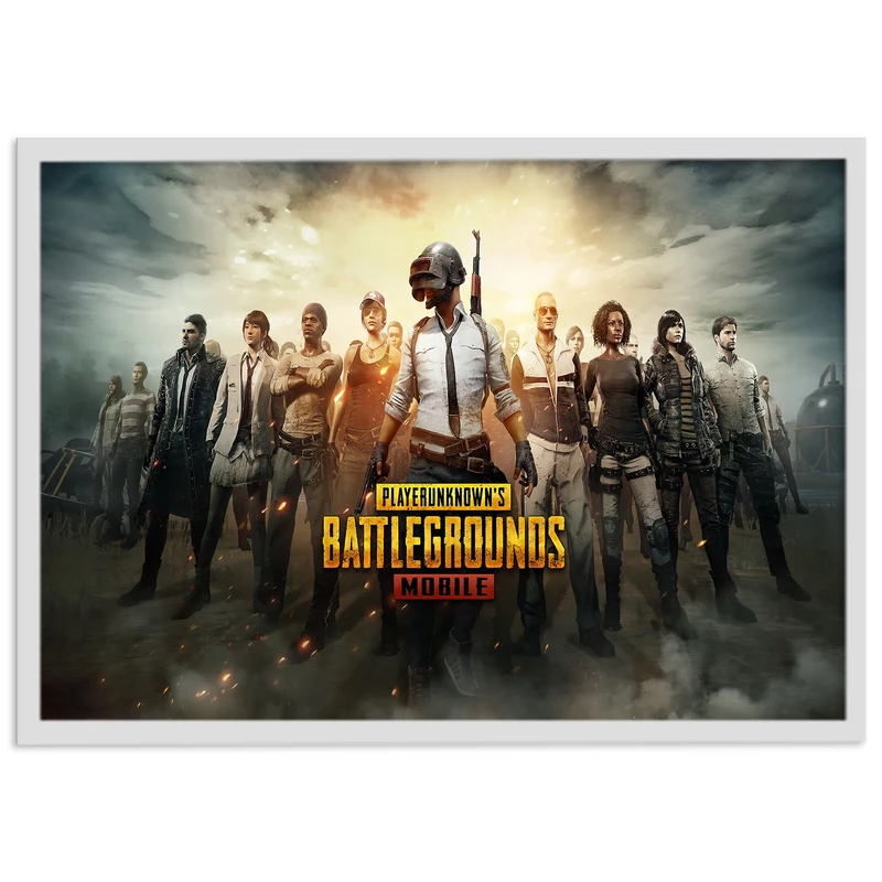 تابلو نوری بکلیت مدل طرح بازی گیم نت Battlegrounds مدل چراغدار W-s1378