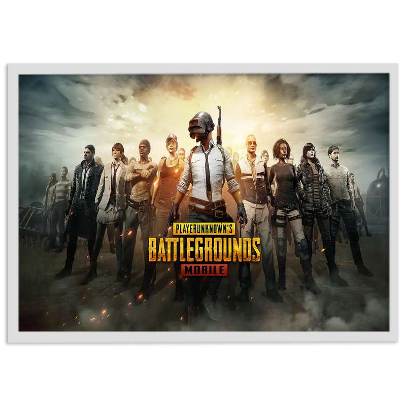 تابلو نوری بکلیت مدل طرح بازی گیم نت Battlegrounds مدل چراغدار W-s1378