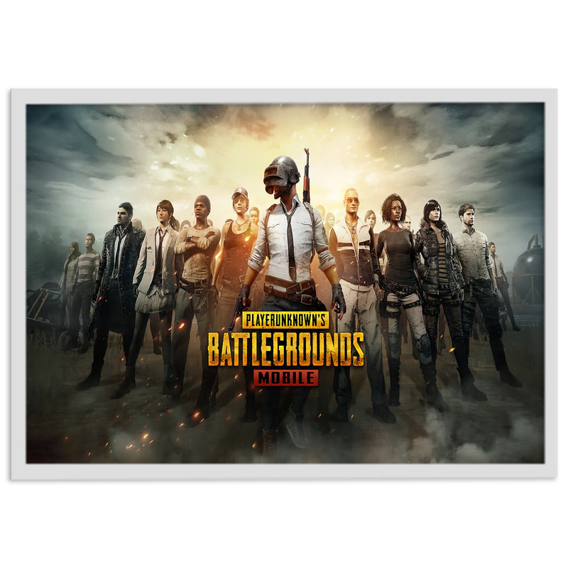 تابلو نوری بکلیت مدل طرح بازی گیم نت Battlegrounds مدل چراغدار W-s1378
