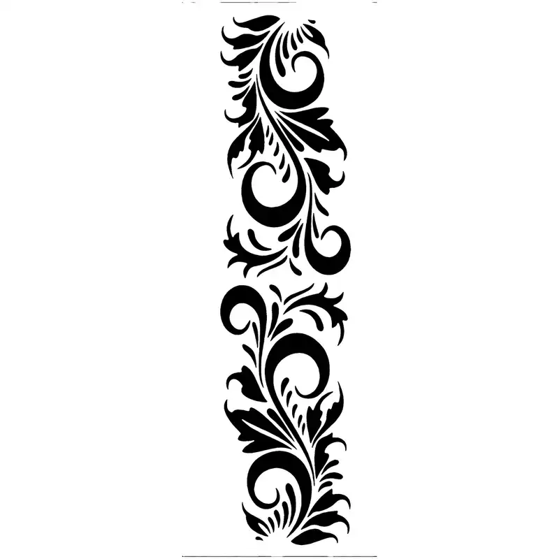 شابلون باتیس آرت طرح حاشیه کد 447