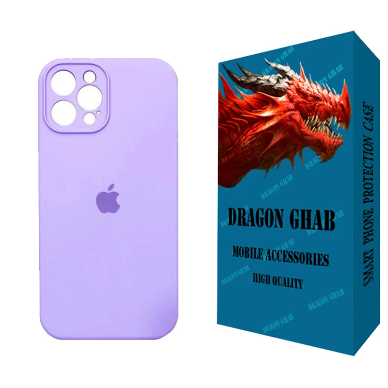 کاور دراگون قاب مدل سیلیکونی مناسب برای گوشی موبایل اپل iPhone 15 Pro Max