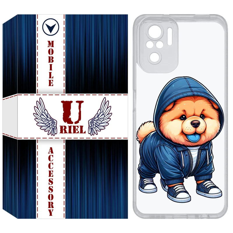 کاور یوریل مدل Clear کد 65 طرح سگ مناسب برای گوشی موبایل شیائومی Redmi Note 10 4G / Note 10S / Poco M5s