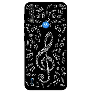 Megafone Musical Note 1370 Cover For Motorola Moto E7i Power