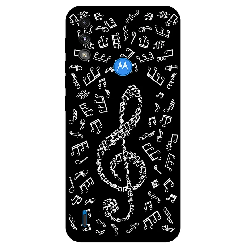 کاور مگافون طرح نوت موسیقی مدل 1370 مناسب برای گوشی موبایل موتورولا Moto E7i Power