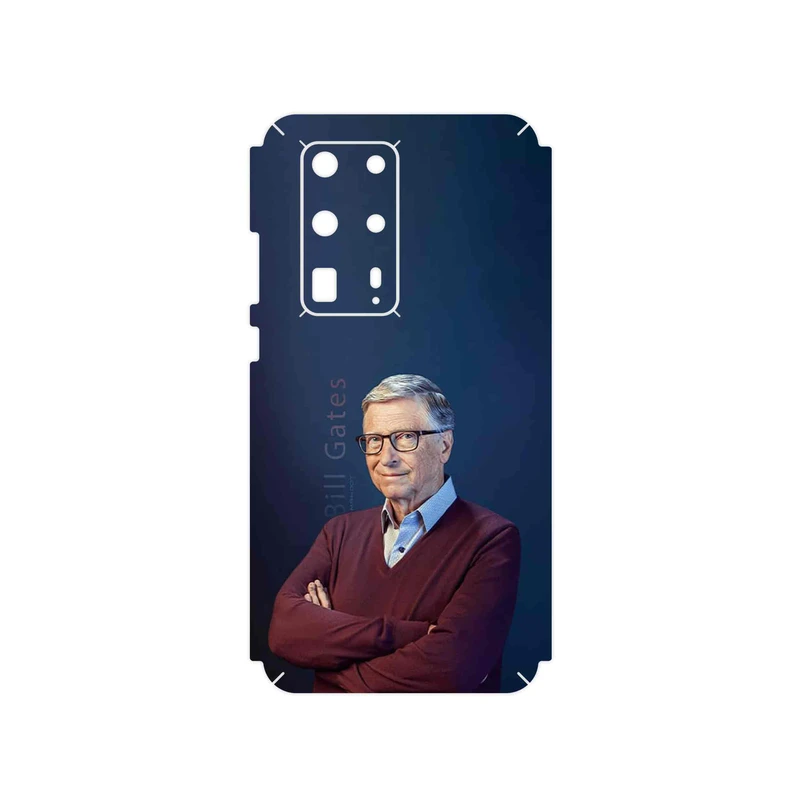 برچسب پوششی ماهوت مدل Bill_Gates مناسب برای گوشی موبایل هوآوی P40 Pro Plus