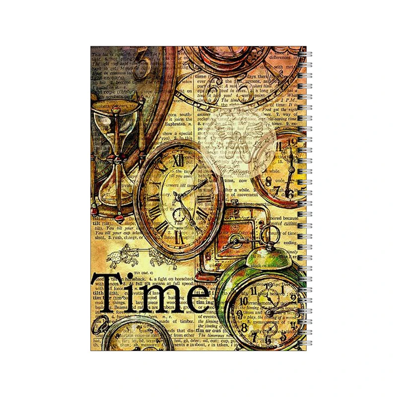 دفتر مشق 80 برگ بامبیلیپ طرح زمان و ساعت شنی کد 8678804