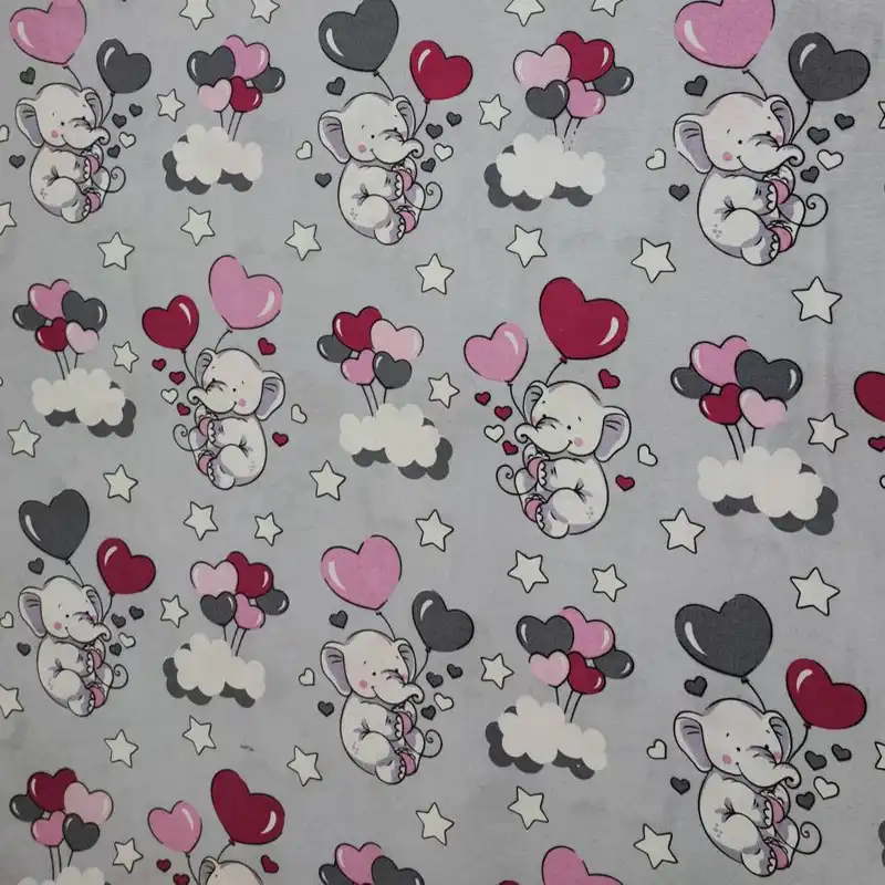 پارچه ملحفه مدل کودک طرح الفنت کد B