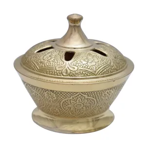 قندان برنجی مدل مشبک کد s9