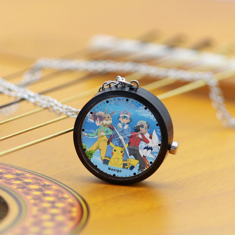 ساعت گردنبندی عقربه ای ناکسیگو مدل Pokémon کد NF13448 ساعت گردنبندی عقربه ای ناکسیگو مدل Pokémon کد NF13448