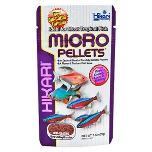 غذای ماهی آکواریوم هیکاری میکرو پلیت مدل MICRO PELLETS وزن 22 گرم