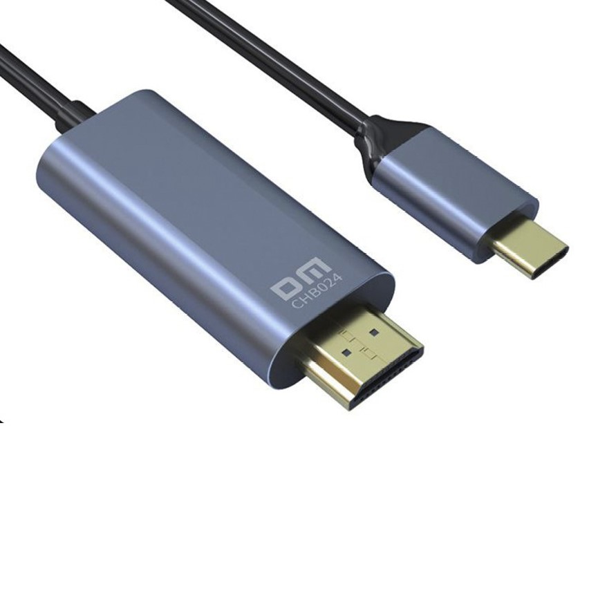 کابل تبدیل USB-C به HDMI دی ام مدل CHB024 طول 1.8 متر