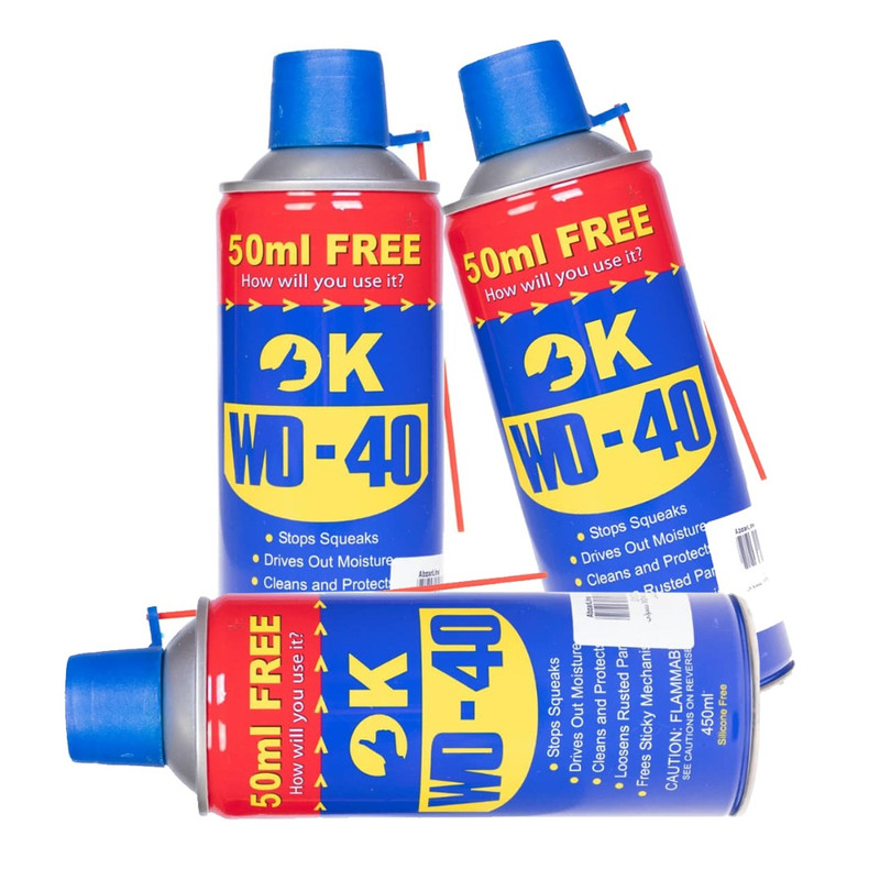 اسپری روان کننده اوکی مدل دبلیو دی فورتی حجم 450 میلی لیتر بسته 3 عددی اسپری روان کننده اوکی مدل دبلیو دی فورتی حجم 450 میلی لیتر بسته 3 عددی