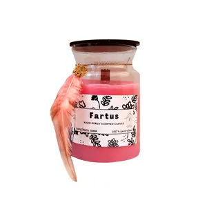 شمع لیوانی فرطوس مدل بوهو