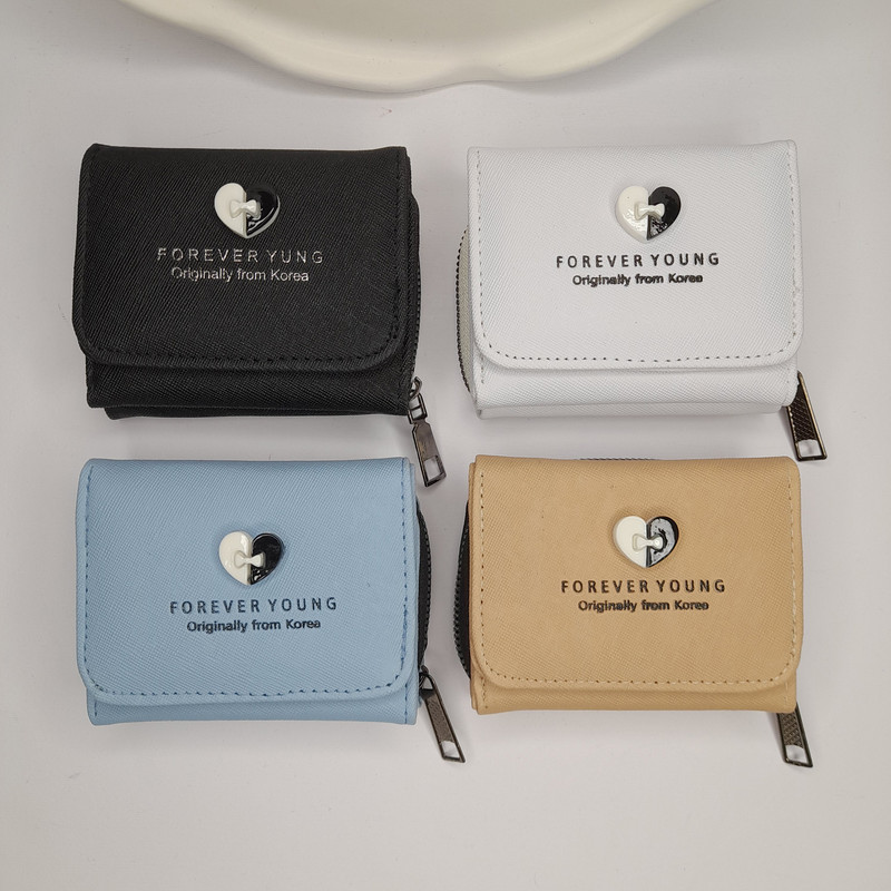 کیف پول زنانه مدل قلبی کد 015