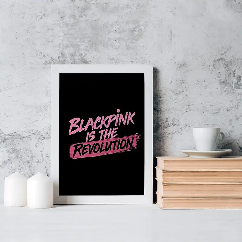 تابلو خندالو مدل گروه بلک پینک کد 16708