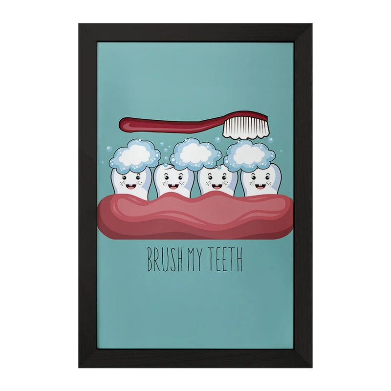 تابلو خندالو مدل دندان و دندان پزشکی کودکانه کد 36687