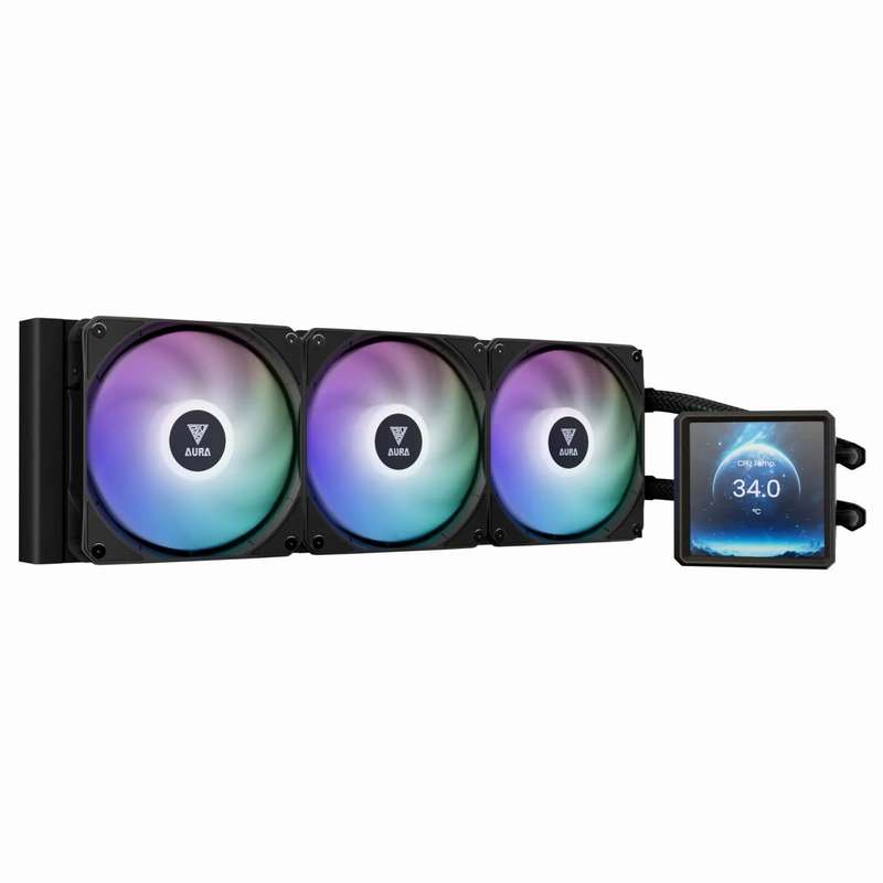 سیستم خنککننده آبی گیم دیاس مدل LCD GL360 BK سیستم خنککننده آبی گیم دیاس مدل LCD GL360 BK